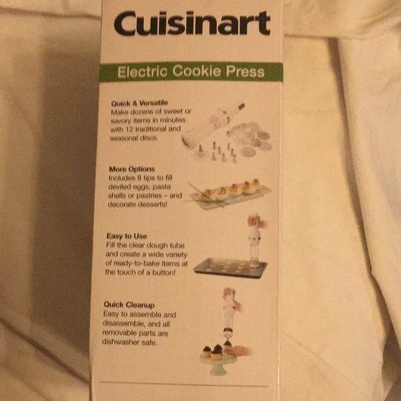 Cuisinart Kitchen Cuisinart Electric Cookie Press 2 Traditional